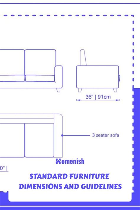 Standard Furniture Dimensions And Guidelines Furniture Dimensions