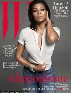 taraji p henson outdoes her empire character cookie with w magazine photo shoot daily mail online