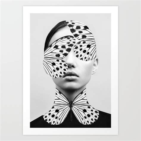 Buy Woman Butterfly Art Print By Dada Worldwide Shipping Available