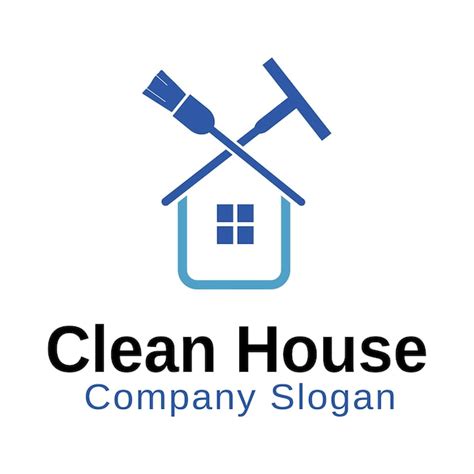 Premium Vector Home Cleaning Logo
