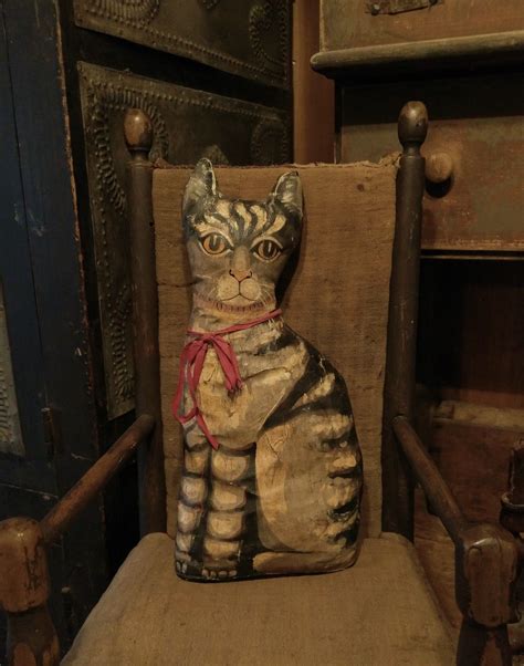 Pin By Faye On Early Cloth And Folk Animals Cat Doll Cat Art Painting