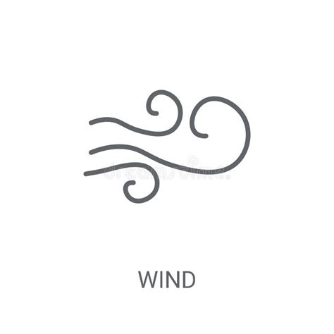 Wind Icon Trendy Wind Logo Concept On White Background From Wea Stock