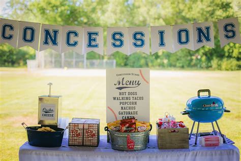 Baseball Party And Concession Stand Ideas The Homespun Hostess