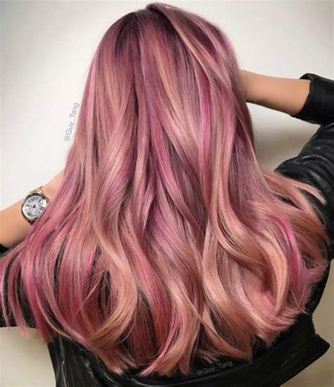 The same product may take a lighter tone on blonde curls and a darker hue. 20 Brilliant Rose Gold Hair Color Ideas for 2021