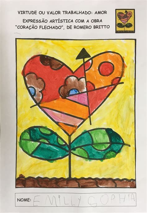 Atividades De Artes Sobre Romero Britto Ensino