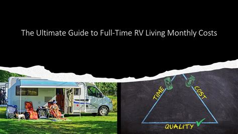 The Ultimate Guide To Full Time Rv Living Monthly Costs Outdoor Doer