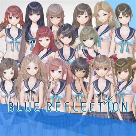 Blue Reflection Sailor Swimsuits Complete Set