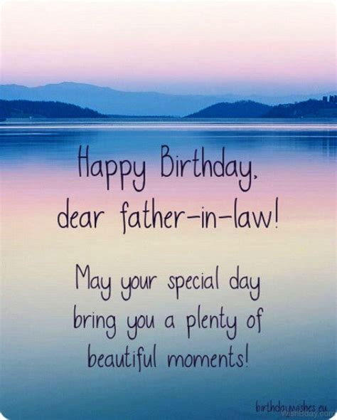 The best birthday gift for son in law: 42 Father In Law Birthday Wishes