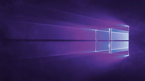 Microsoft Windows Purple Background Windows 10 Operating System Windows Logo Hd Wallpaper
