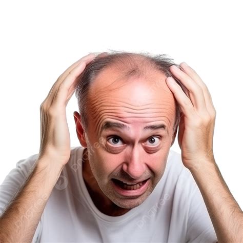 Man Takes Off Wig And Experiences Stress Of Baldness Caused By Problems
