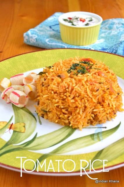 Tomato Rice Thakkali Sadam Recipe Indian Khana
