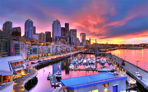 Seattle City The Largest City In The State In Washington United States