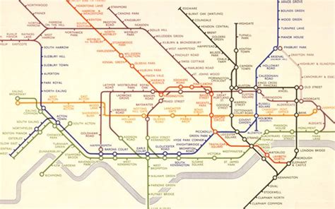 Harry Beckss Original Tube Map London Underground Tube Map London
