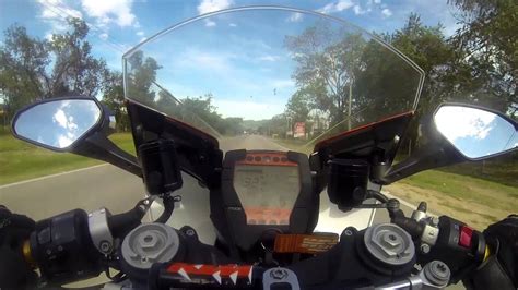 Five different motorcycles in a direct comparison on a typical road. KTM RC8 R 226 KM/H ABORTED TOP SPEED - YouTube
