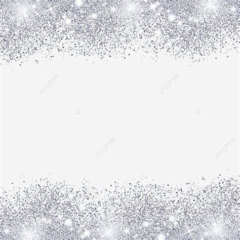 Silver Glitter Border Png Image Silver Glitter Light Effect Abstract
