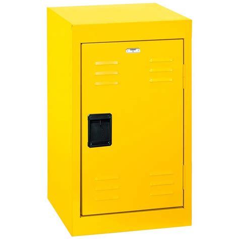 Sandusky 24 In H Single Tier Welded Steel Storage Locker In Yellow