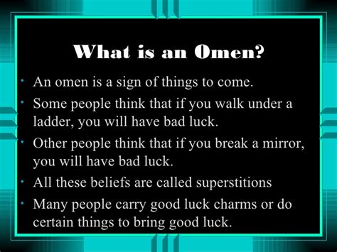 What Is An Omen