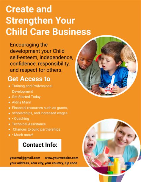 Child Care Template Postermywall