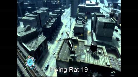 Gta Flying Rats Using Heli And Most Shots From Rooftops Youtube