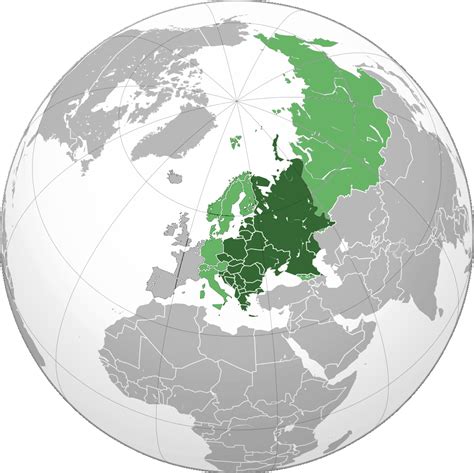 Eastern Europe Map | Continental europe, Europe ...