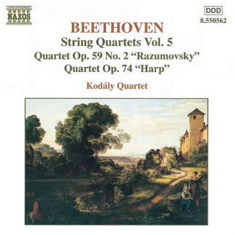 Play Beethoven String Quartets Op 59 No 2 Rasumovsky And Op 74