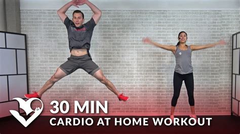 30 Minute Cardio At Home Workout Without Equipment 30 Min Hiit