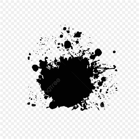 Abstract Splashes Vector Hd Png Images Abstract Black Splash Splash