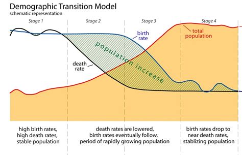 Demographic Transition Theory Of Population Growth Pan Geography