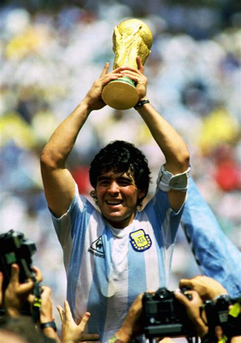 Diego Maradona World Cup Portrait Poster Prints4u Posters