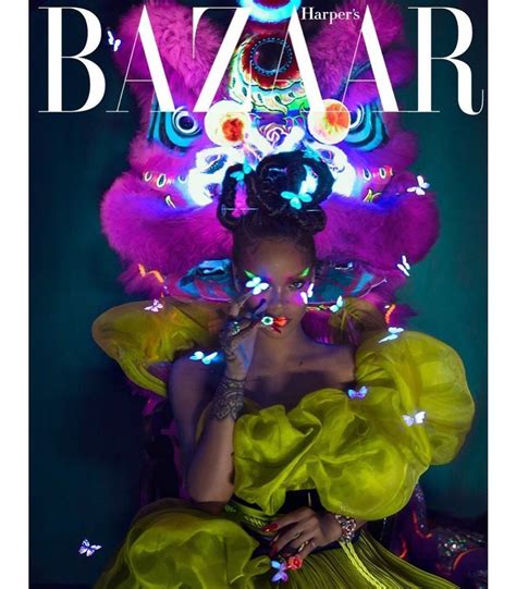 Rihanna Sexy Geisha In Harpers Bazaar 9 Pics The Fappening