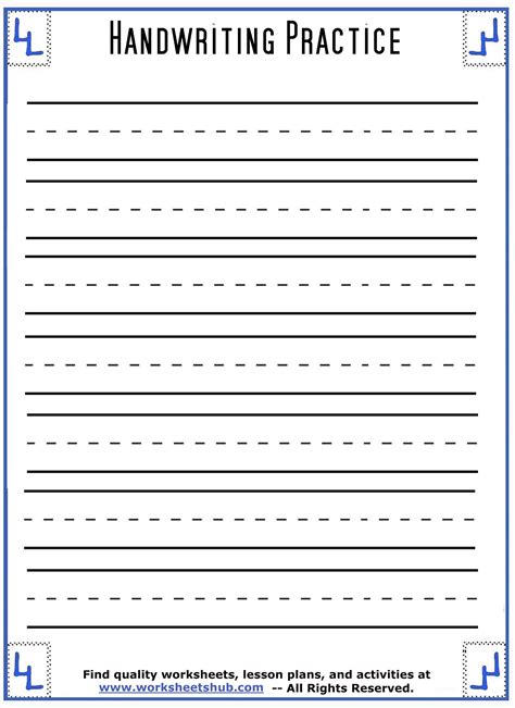 Free Printable Writing Pages Printable Templates