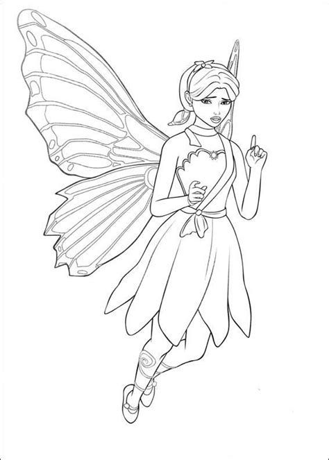 They not only paint the dolls and her friends in vibrant shades of their choice, but also love to copy barbie's unique fashion style. free fairy pictures | Barbie fairy coloring pages are one ...