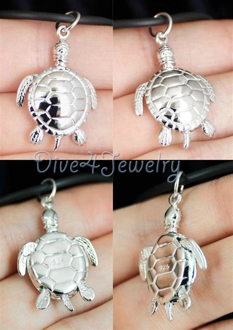 Moveable Turtle Necklace Moving Head Legs And Tail Solid Etsy