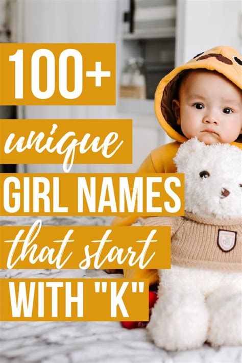 Unique Baby Girl Names that Start with K | 2022 The Mommyhood Club