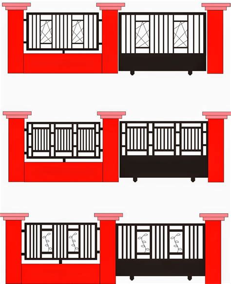 Anda bisa memilih mana desain pagar yang sesuai dengan kondisi dan desain rumah anda. Cara Desain Pagar Rumah MInimalis Terbaru - BENGKEL LAS Muaza KEDIRI