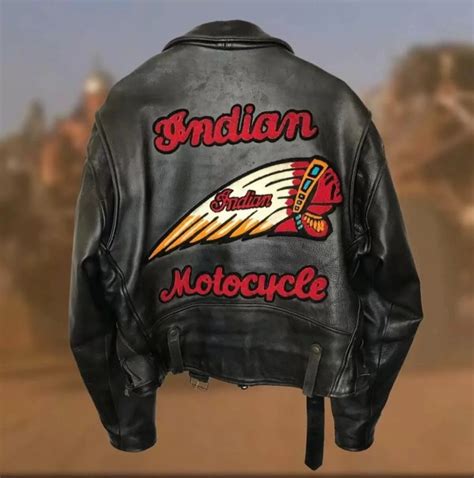 Black Indian Moto Racing Jacket Genuineleatherjackets