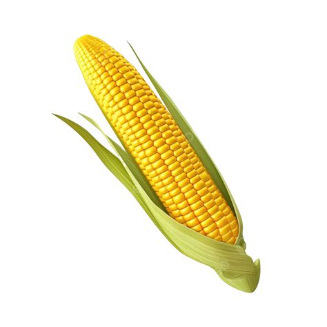 3d Illustration Vegetable Corn Used For Print Web App Infographic Etc