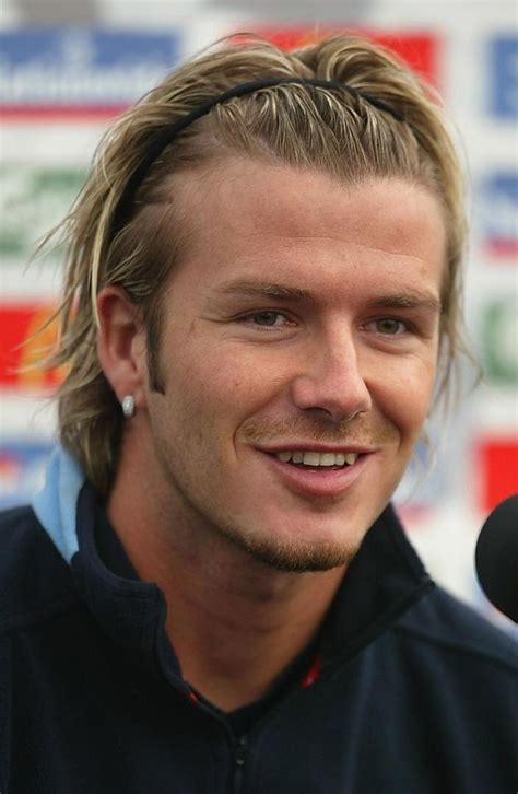 However, the top parts of the sides are a bit longer. And 10 years since David Beckham went through his headband ...