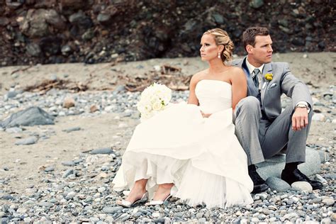 Heavenly Blooms Yellow And Grey Modern Beach Wedding With Rustic And