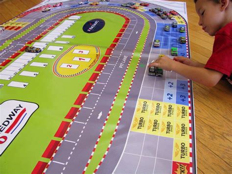 8 X 4 Nascar Race Track Board Game For 164 Cars Ebay Nascar