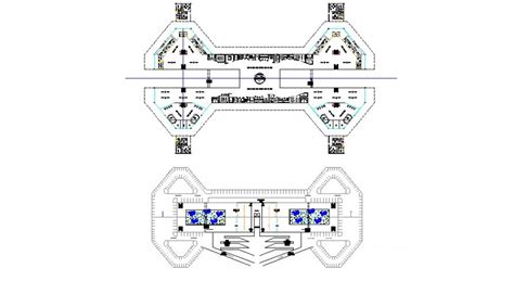 Airport Dwg Cadbull