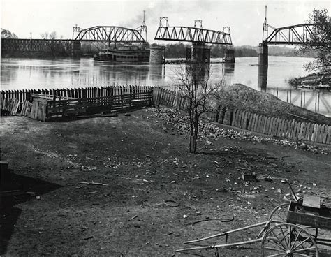 Industrial History 1891 Rklandnmcandl Bridge Over Cumberland River In