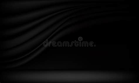 Black Stage Curtain Wallpaper And Studio Room Banner Background Stock