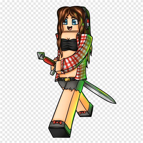 Minecraft Pixel Art Anime Girl