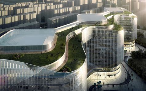 Aedas Unveil Design For An Undulating Office Complex In Central China