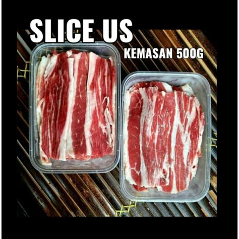 Namun biasanya juga menggunakan daging sapi. slice Us beef / teriyaki / Yoshinoya | Shopee Indonesia