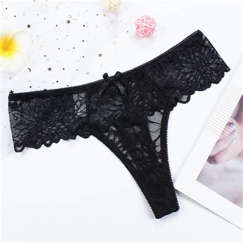 Pxiakgy Intimates For Women Women Lace Seethrough Breathable Thongs Briefs Panties Lingerie