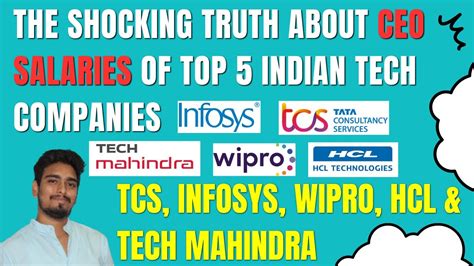 THE SHOCKING TRUTH ABOUT CEO SALARIES OF TOP 5 INDIAN TECH COMPANIES