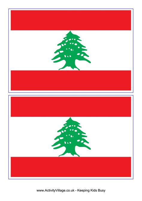 27 Free Printable Lebanon Flag Coloring Pages Bobakmarlene