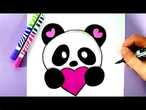 Dessiner panda étape par étape COMMENT DESSINER COEUR AVEC DES AILES KAWAII ÉTAPE PAR ÉTAPE - Dessins kawaii facile - YouTube ...